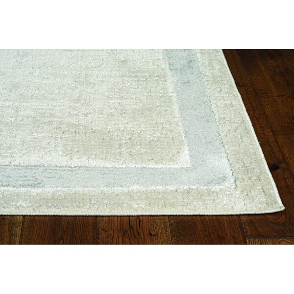 Palacedesigns 39 x 59 in. Ivory or Silver Polypropylene or Polyester Rug PA3664544 - main
